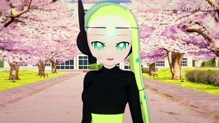 Pokemon Meloetta Cartoon anime 3d Uncensored