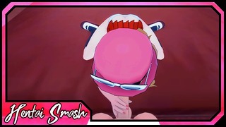 Serena Deepthroats Your Dick prima di ottenere Pov Scopata - Pokemon Hentai