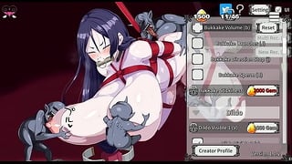 Suspended Sex Simulator pornplay Hentai Game Ep 1 Bounded Woman  