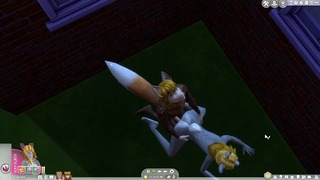 Wolf and Bunny Sims 4 Furry Easter Special