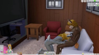 Wolf and Bunny Sims 4 Furry Ep. 3