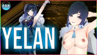 Yelan HD anime Sexo – Genshin Impact (desenho animado hardcore Waifu Rich Girl R-18 3d Sfm mmd)
