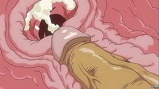 18 Years Old Teen Gets A Cream Pie For The First Time! Uncensored Anime