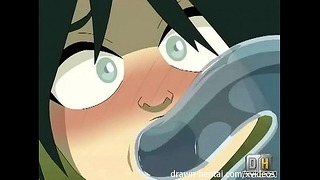 Avatar Hentai - Tentacules d'eau pour Toph