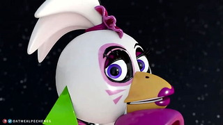 Chica From FNAF Doing Anal