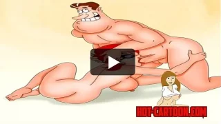 Cartoon Porn Sexy sforbiciata lesbica e baci profondi