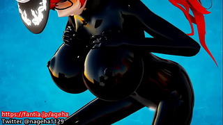 Cowgirl Peitos Enormes - 3D Anime