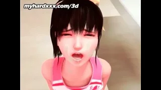Sweet Hentai Teen Gets Pussy Banged In Kitchen