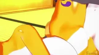 Digimon Hentai – Taomon & Grey Fox Rough Fuck