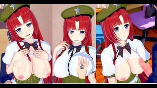 エロゲーコイカツ 東方 紅美鈴におっぱい揉みまくりH 3Dcg巨乳アニメ動画 東方プロジェクト ヘンタイゲーム