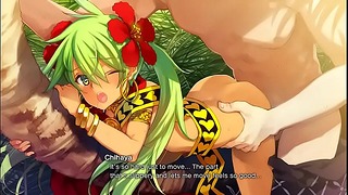 英雄 戦姫-Eiyuu Senki Kamehameha H Scene