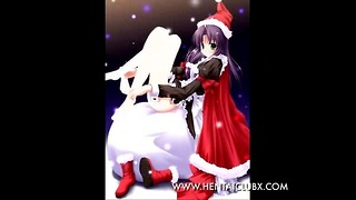 Ecchi Sexy Anime Chick Christmas Hot