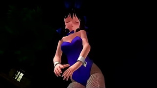 Fan Service Cm3D Please Stare At Me Bunny Babe In Ecchi Dance 2 Ecchi Voice Warning