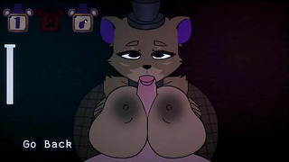 Five Nights On Fuzzboobs Hentai Game Pornplay Ep.1 Spooky Furry Titjob