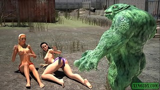Forsaken Swamp. Hentai Group Sex