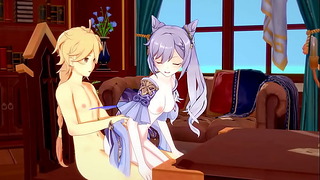 Genshin Impact Hentai – Aether X Ganyu Fellatio And Fucked – Vietnamese Asian Manga Anime Porn Game Porn