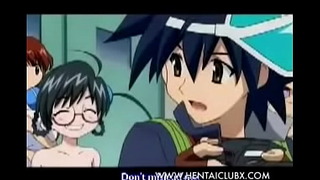 Girls Hilarious Ecchi Scene Girls Locker Flat Monster