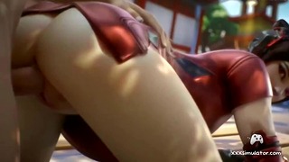 Personaggi di giochi porno brutali in 3D Incredibile raccolta