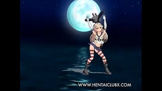Hentai Hot Kan Colle MMD Hot Ecchi Bunny Chick Charming Magic