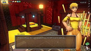 Hornycraft Minecraft Παρωδία Hentai Παιχνίδι Pornplay Επ. 31 Αγαπημένο τέλος γάμου