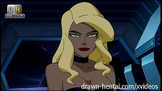 Justice League Anime – Canary Fucked In A Flash