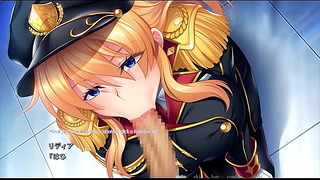 Kyonyuu Gunjin Shihai Saimin Route1 Scene2 With Subtitle