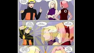Naruto Quadrinhos pornô Sinta a dor
