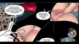 Spiderman And Catwomen Affair
