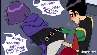 Teen Titans Emotionale Krankheit Pt. 3 – Robin Sex Ravin während Starfire Look