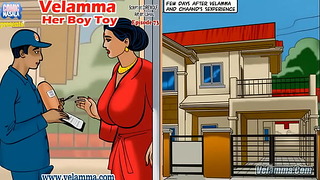 Velamma Tập 73 – Đồ chơi tình dục cho cậu bé của cô
