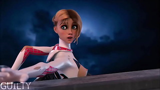 Venom Fucked Gwen 3D Hentai