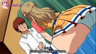 Hentai Babe Swallowed Cum