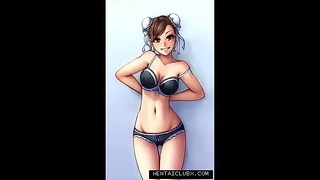 Fan Service Ecchi Sexy Cartoon Girls Anime