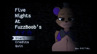 Năm Đêm Tại Fuzzboobs FNAF Hentai Trò chơi Khiêu dâm Ep.1 Ma quái Furry Titjob