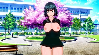One Punch Male Sexy Fubuki обожает ублажать твой хуй 3D Hentai