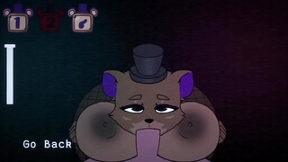 Full-Time Freddy FNAF Slimy Boobjob! She Sucked Me Out G-O-O-D