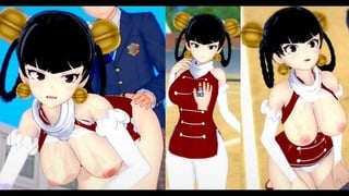 Hentai Game Koikatsu! One Punch Boy Lin Lin Anime 3D Video