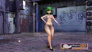 MMD R18 Bunny Style Tatsumaki Hot Bitch Princess Cum Swallowing For The King Goblin 3D Hentai