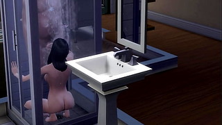30 Minutes Of Blowjob In The Shower