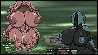 Aida Falloutová Hentai Hra Ep.3 Sexy mutanti s masivními kozami