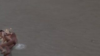 Водолаз Поимел Девушку Прям На Песчаном Пляже