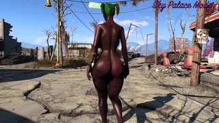 Fallout 4-karakter går en tur