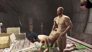 Fallout 4 Raider Pet Aaf Sex Mods: Anale infiltratie 3D geanimeerd seksverhaal