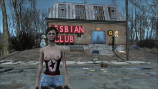 Fallout 4-shorts og sexy toppmote