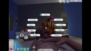 뜨거운 흑단 POV VR Sims 포르노 악용 Wickedwhims 1080P