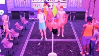 Hustler Lets Play 5 — Групповой секс свингеров и курение в аптеке — Sims 4 Геймплей — 7Deadlysims