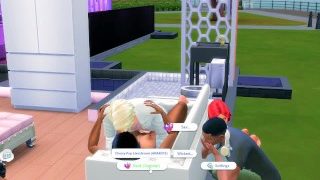 Hustler Lets Play 7 – Surprise Orgy Fest At The Stripping Club – Wap At Stripper Pole – Sims 4 Gameplay