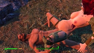 Ik goot sperma zwanger tijdens seks Fallout 4 Porno Mod
