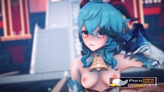 MMD R18 Genshin Anal Whore Girls Generation Genie Ganyu Fuck By The King 3D Hentai