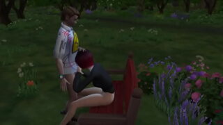 I Met A Scary Classmate In The Park And Fucked Her In Public For Not Letting Her Cheat.